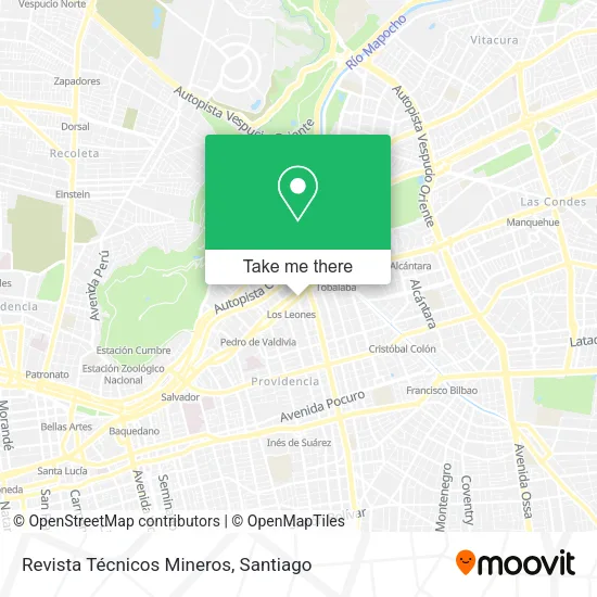 Revista Técnicos Mineros map