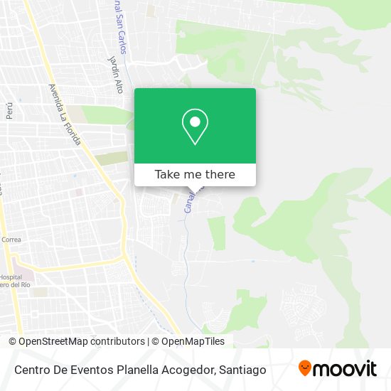Centro De Eventos Planella Acogedor map