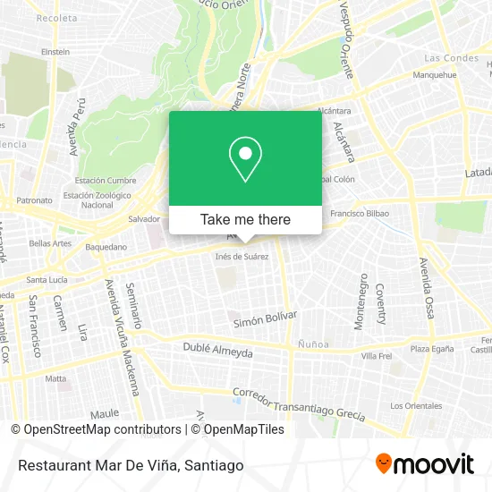 Restaurant Mar De Viña map