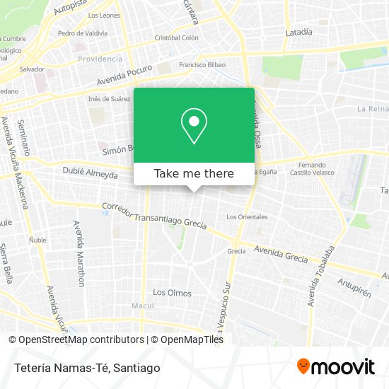 Tetería Namas-Té map
