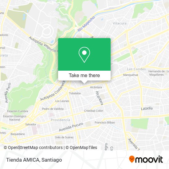 Mapa de Tienda AMICA