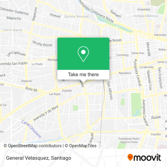General Velasquez map
