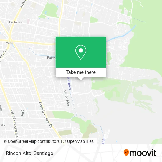 Rincon Alto map