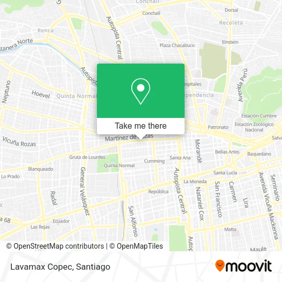 Lavamax Copec map