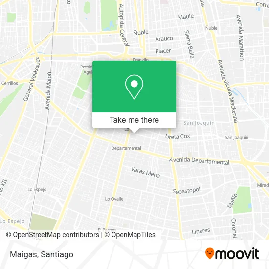 Maigas map
