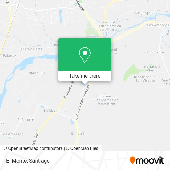 El Monte map