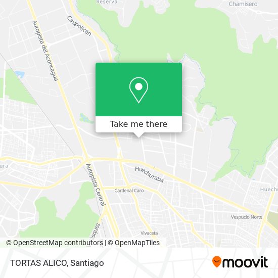 TORTAS ALICO map