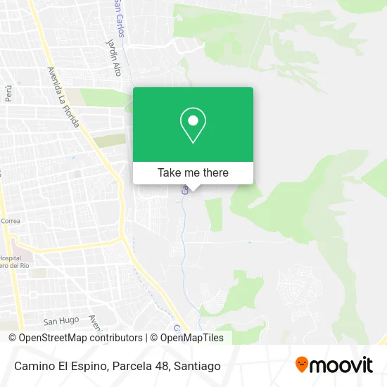 Mapa de Camino El Espino, Parcela 48