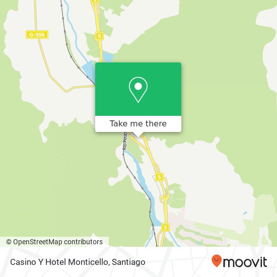 Casino Y Hotel Monticello map