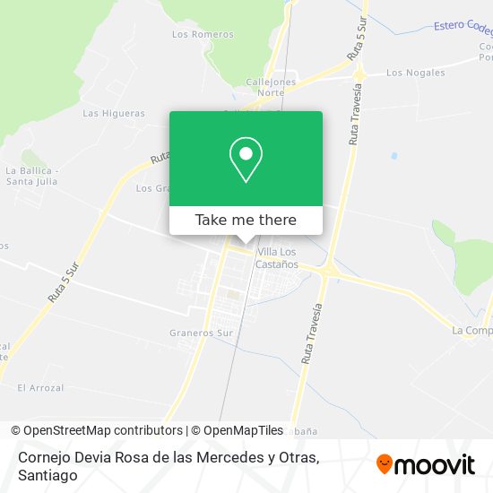 Mapa de Cornejo Devia Rosa de las Mercedes y Otras