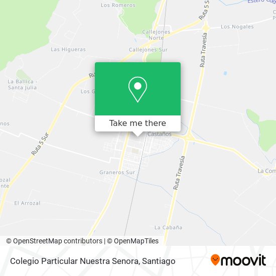 Mapa de Colegio Particular Nuestra Senora
