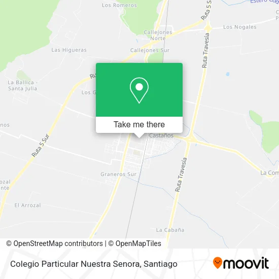 Colegio Particular Nuestra Senora map