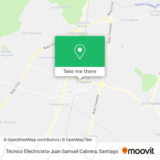 Técnico Electricista-Juan Samuel Cabrera map