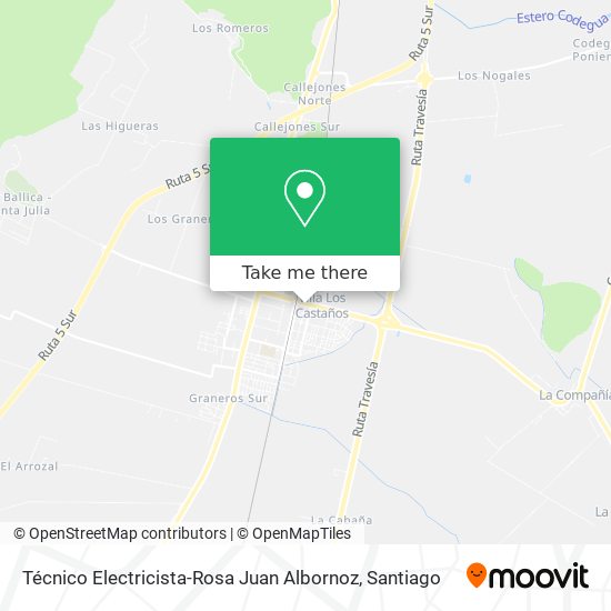 Mapa de Técnico Electricista-Rosa Juan Albornoz