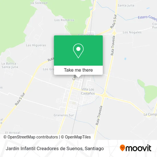 Jardín Infantil Creadores de Suenos map