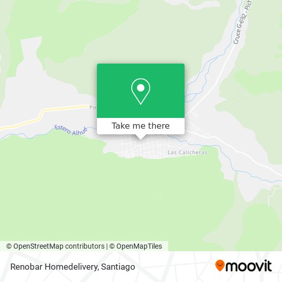 Renobar Homedelivery map