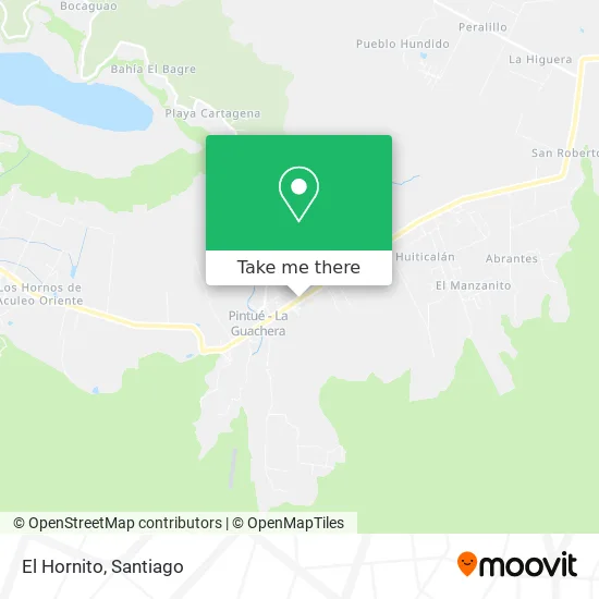 Mapa de El Hornito