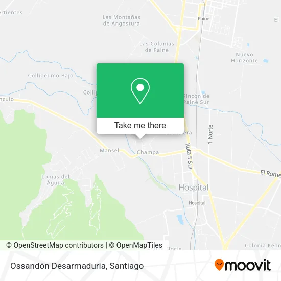 Ossandón Desarmaduria map