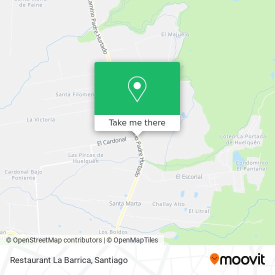 Restaurant La Barrica map