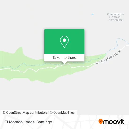 Mapa de El Morado Lodge