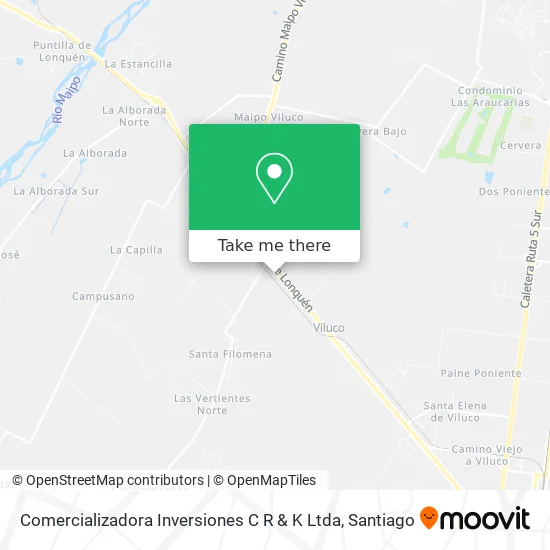 Comercializadora Inversiones C R & K Ltda map