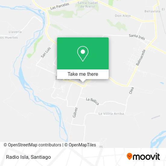 Radio Isla map