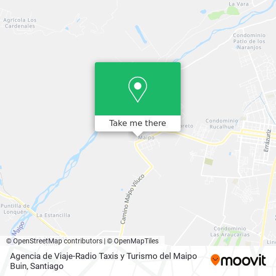 Agencia de Viaje-Radio Taxis y Turismo del Maipo Buin map