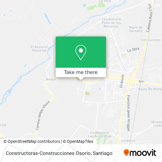 Constructoras-Construcciones Osorio map