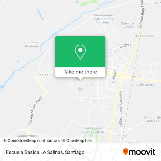 Escuela Basica Lo Salinas map