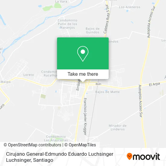 Cirujano General-Edmundo Eduardo Luchsinger Luchsinger map