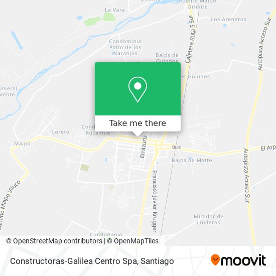 Constructoras-Galilea Centro Spa map