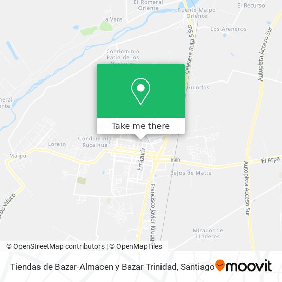 Tiendas de Bazar-Almacen y Bazar Trinidad map