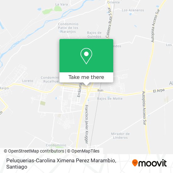 Peluquerias-Carolina Ximena Perez Marambio map