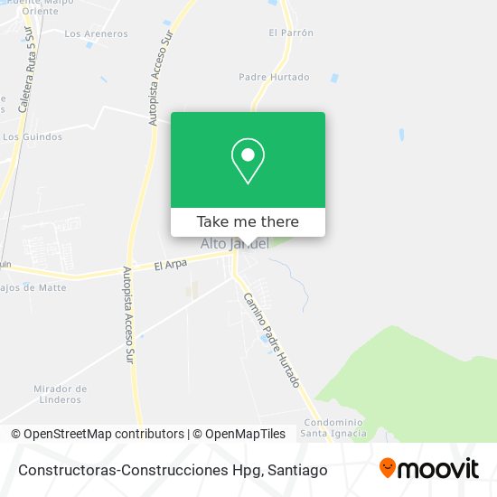 Constructoras-Construcciones Hpg map