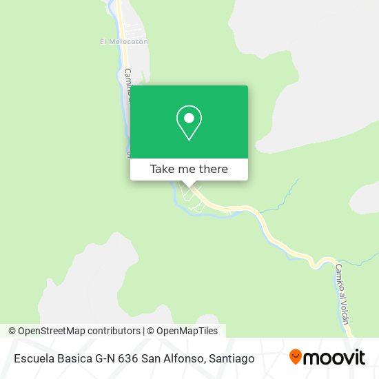 Mapa de Escuela Basica G-N 636 San Alfonso