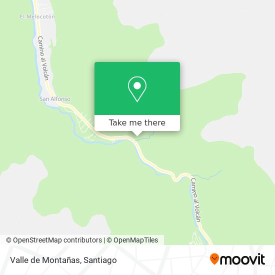 Valle de Montañas map