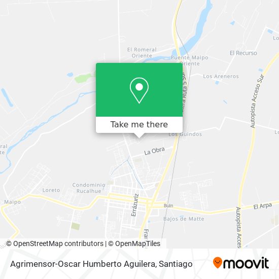 Agrimensor-Oscar Humberto Aguilera map