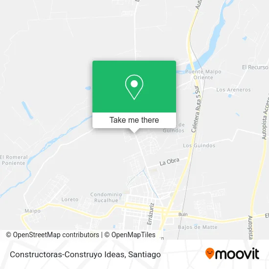 Constructoras-Construyo Ideas map