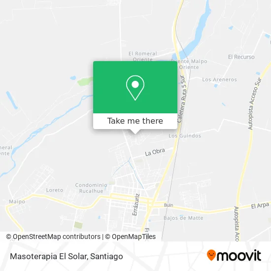 Masoterapia El Solar map