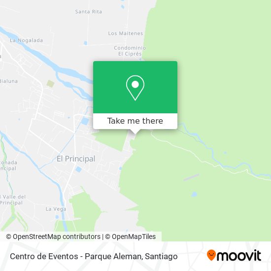 Centro de Eventos - Parque Aleman map