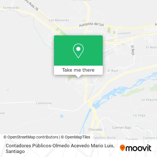 Contadores Públicos-Olmedo Acevedo Mario Luis map