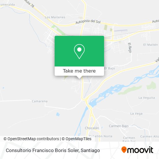 Consultorio Francisco Boris Soler map