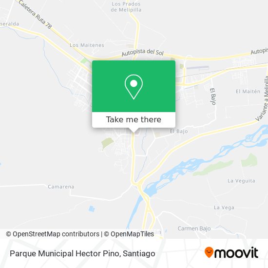 Parque Municipal Hector Pino map