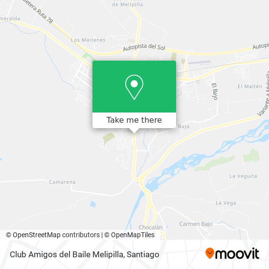 Club Amigos del Baile Melipilla map