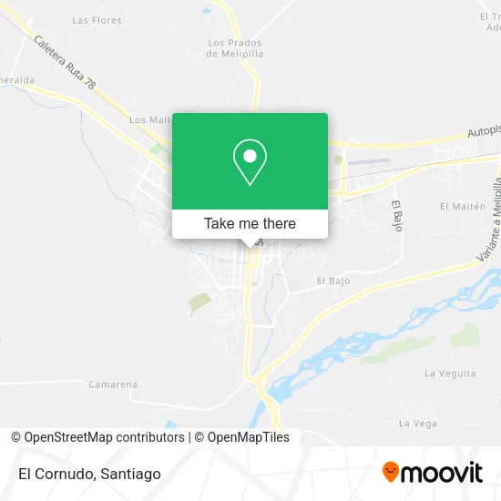 El Cornudo map