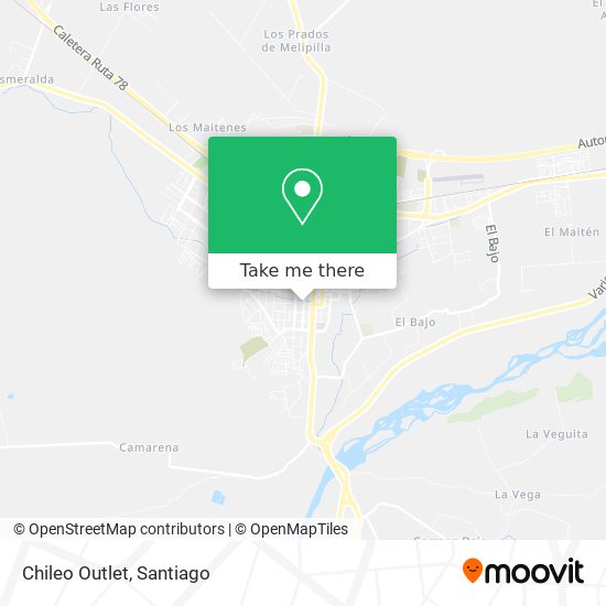 Chileo Outlet map