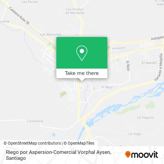 Riego por Aspersion-Comercial Vorphal Aysen map