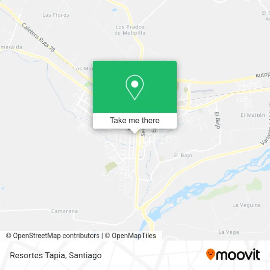 Resortes Tapia map