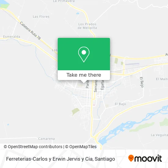 Ferreterias-Carlos y Erwin Jervis y Cia map