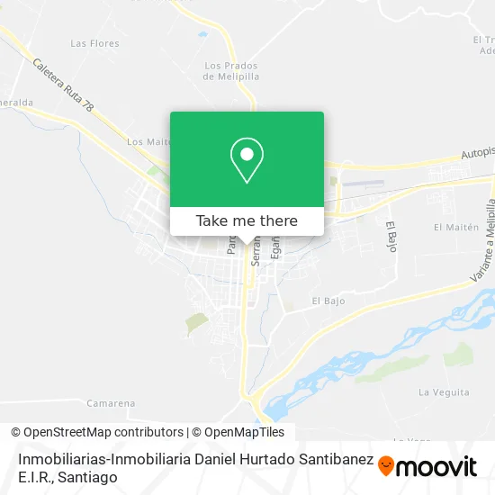 Inmobiliarias-Inmobiliaria Daniel Hurtado Santibanez E.I.R. map